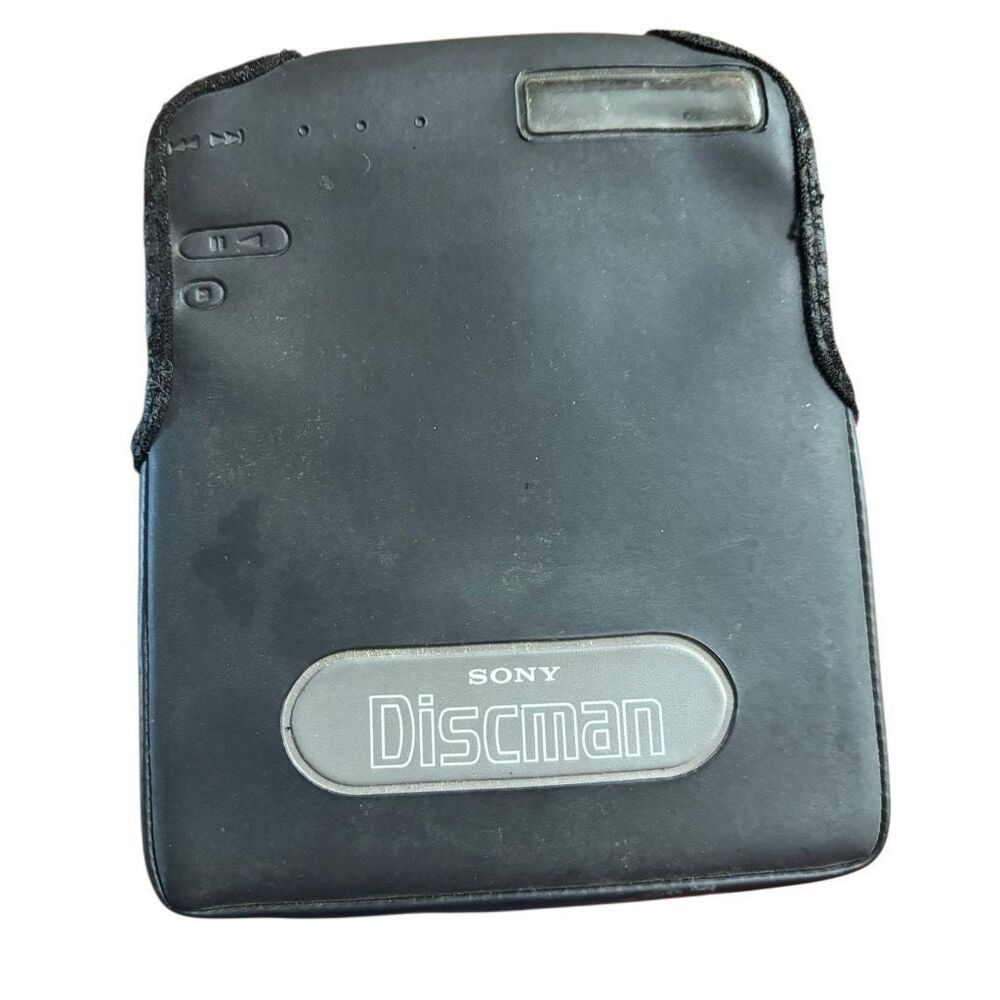 Sony Discman Model D-125 Personal Compact Disc Player With Case Tested-Read